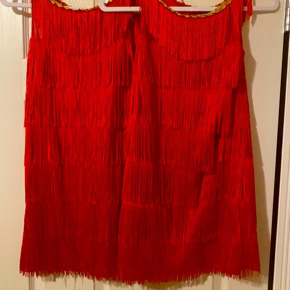 Like New 2 Red Flapper Dresses - Picture 2 of 2
